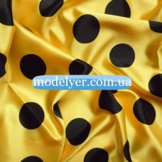 Ткань Атлас горох крупный